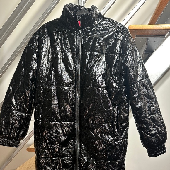 Forever 21 Mid-length High Shine Puffer - Picture 1 of 2